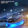 Helicopter Car Air Freshener Solar Rotating Car Diffuser Ornaments Decor Interior Decoration Car Fragrance Mute Office Gift