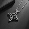 Trendy Witchcraft Witch Knot Necklace Celtic Irish Protection Knot Pendant Men Women Trending Amulets Jewelry Gifts