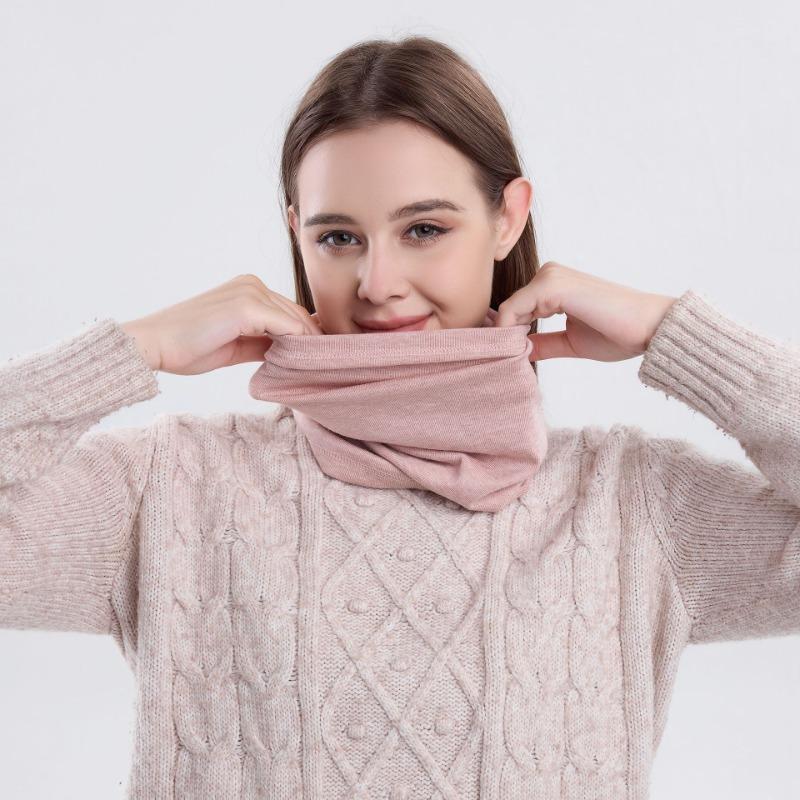 Outdoor cold cycling mask versatile solid color fake turtleneck winter warm neck cover men and women