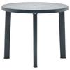 VidaXL Garden Table Green 89 Cm Plastic