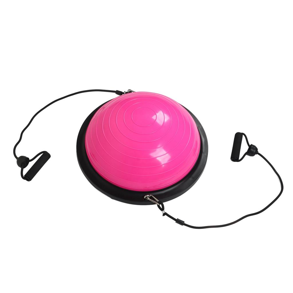 46cm Diameter Fitness Half Ball Glossy Surface ABS PVC Thickened Balance Trainer for Massage Pilates