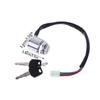 Universal Motorcycle 4 Wire 2 Position Ignition Switch Waterproof Electric Door Lock Electric Start Motorcycle Ignition Switch