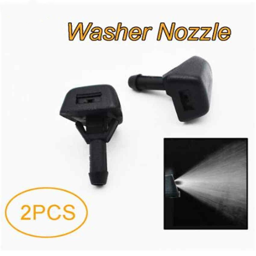 2PCS/Set Car Front Windscreen Windshield Wiper Washer Jet Nozzle Auto Water Spray Parts