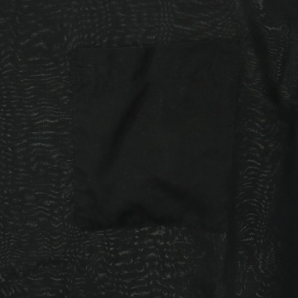 niko and... Short sleeve Round neck Cut L black Chest pocket Men's Used