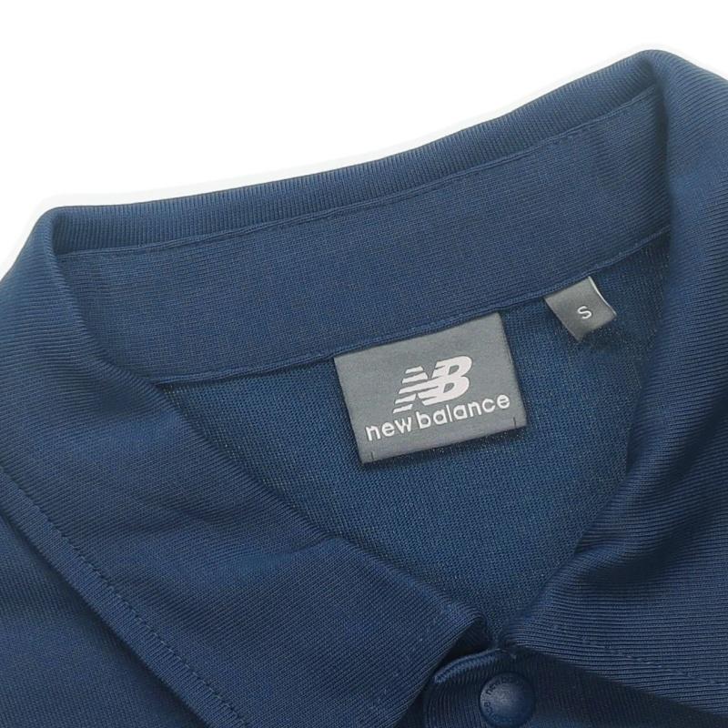 New Balance Sport Lifestyle Polo Tee Asia Sizing 'Blue' Men's 5FD24193-NV