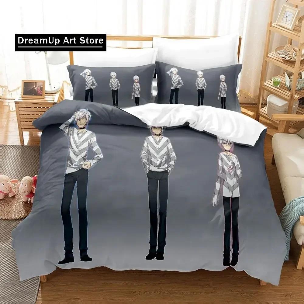 Fashion Anime A Certain Scientific Accelerator Bedding Set Single Twin Full Queen King Size Bed Set Adult Kid Bedroom Duvetcover