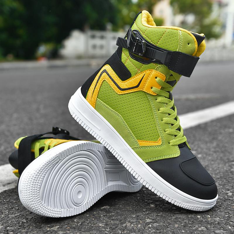 Nowe Męskie Buty Motocyklowe Męskie Buty Motocyklowe Ridera na Cały Sezon Off-Road Buty Motocyklowe Wyścigowe Botki na Kostkę Sprzęt Motocyklowy na Cały Sezon