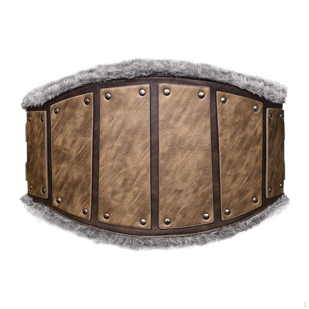 Men Leather Corset Belt Fashion Wide for Anniversaries Pants Blouse