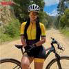 MLC Women's Cycling Jumpsuit Triathlon Sports Suit Summer Cycling Team Women Cycling Jersey Short Sleeve Skinsuit Roupa Ciclismo
