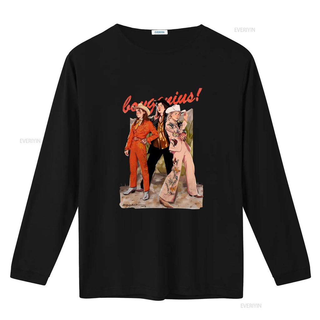 Boygenius 2023 Indie Rock Music Tour T Shirt All Sizes S 5XL Unique Band Design Perfect for Fans vintage Washed graphic