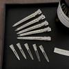 10PC 8.5cm Metal Silver Hair Clips for Women Styling Sectioning Salon Hairpin Clamps Root Fluffy DIY Clip Tools Head Accessories