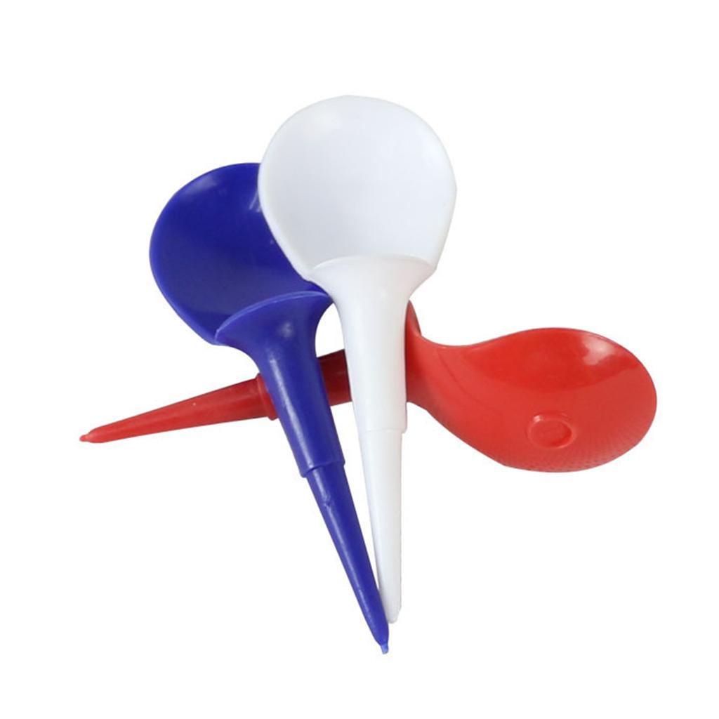 50Pcs Plastic Anti-Slice Golf Tees Chair Shaped Tees 80mm Golf Tees Plastic Figure Ball Nails Ball Position Marker