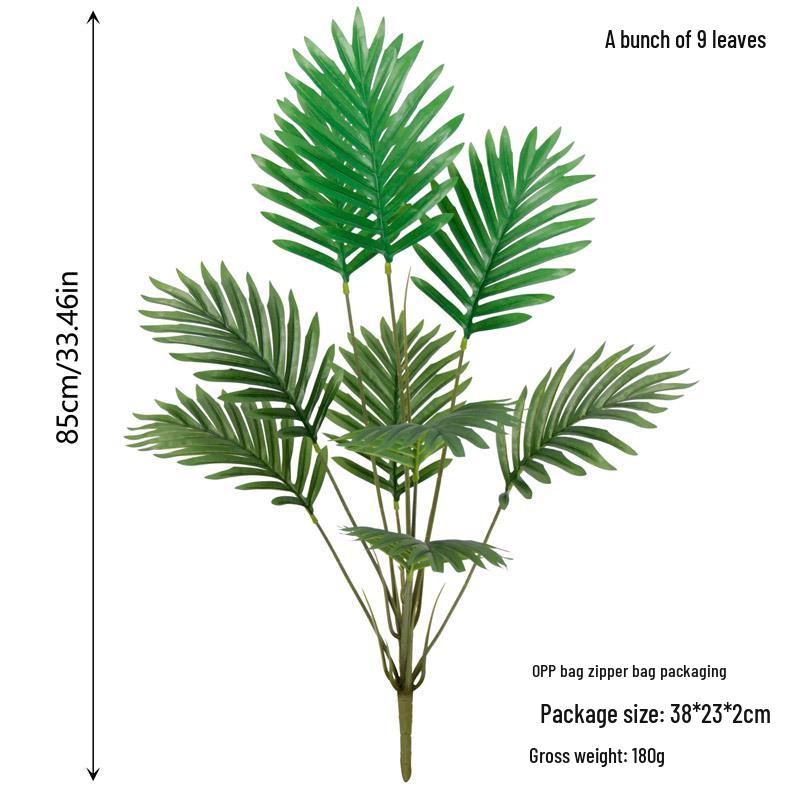 Areca Palm Green Plant Simulation with Potted Palm Leaves for Indoor/Outdoor Decoration – Fake Tree Bonsai Ornament