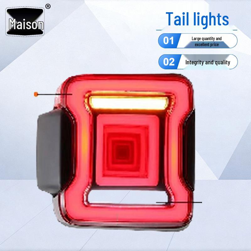 18-24 Jeep Wrangler JK LED Tail & Brake Lights Modified Tail Lights for 18-24 Jeep Wrangler JL