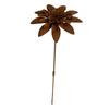 Rustic Metal Coneflower Garden Stakes 14x4 Inch Metal Artistic Wire Art Decor for Lawns Yards Patio Home Farmhouse Decoration