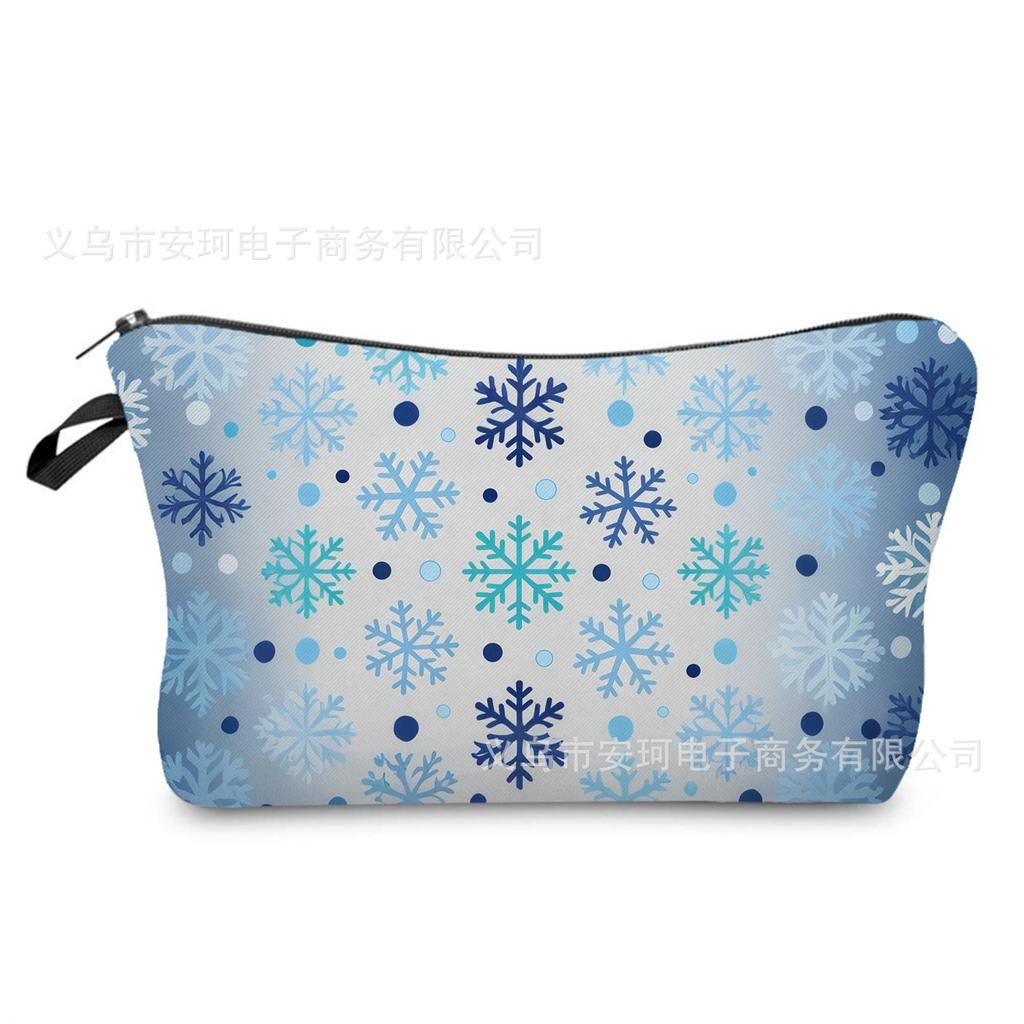 Damen Kosmetiktasche mit Blumenmuster Toilettenartikel Organizer Reiseaufbewahrungskoffer 6665