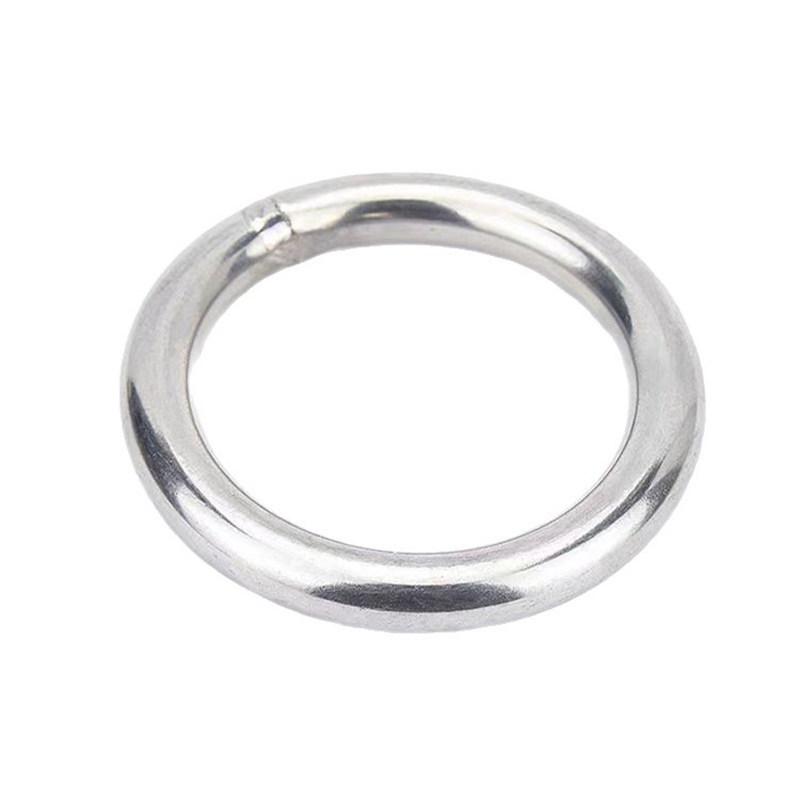 304 Stainless Steel O-Type Welded Lifting Ring for Hammock and Swing Connection