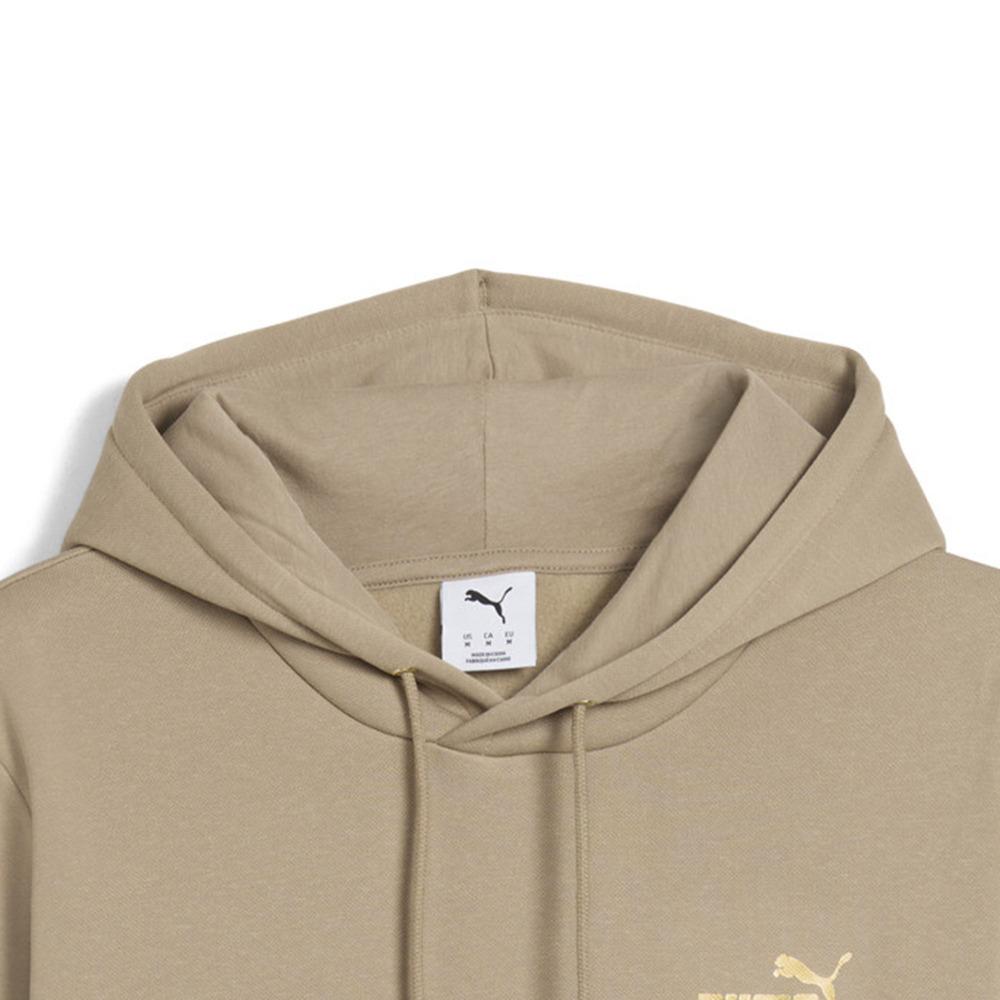 Puma Moletom Esportivo Casual com Letras e Capuz Pulôver Manga Longa Moletom Masculino 634668-55