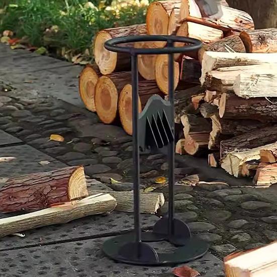 Heavy Duty Firewood Splitter Manual Kindling Log Splitting Wedge Carbon