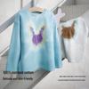 Minibala Jungen Langarm Tie-Dye Baumwoll-T-Shirt