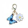 1PC Presente DIY Pingente Design Borboleta Marcador Chaveiro Metal Criatividade Chaveiro Festa Margarida Fofa