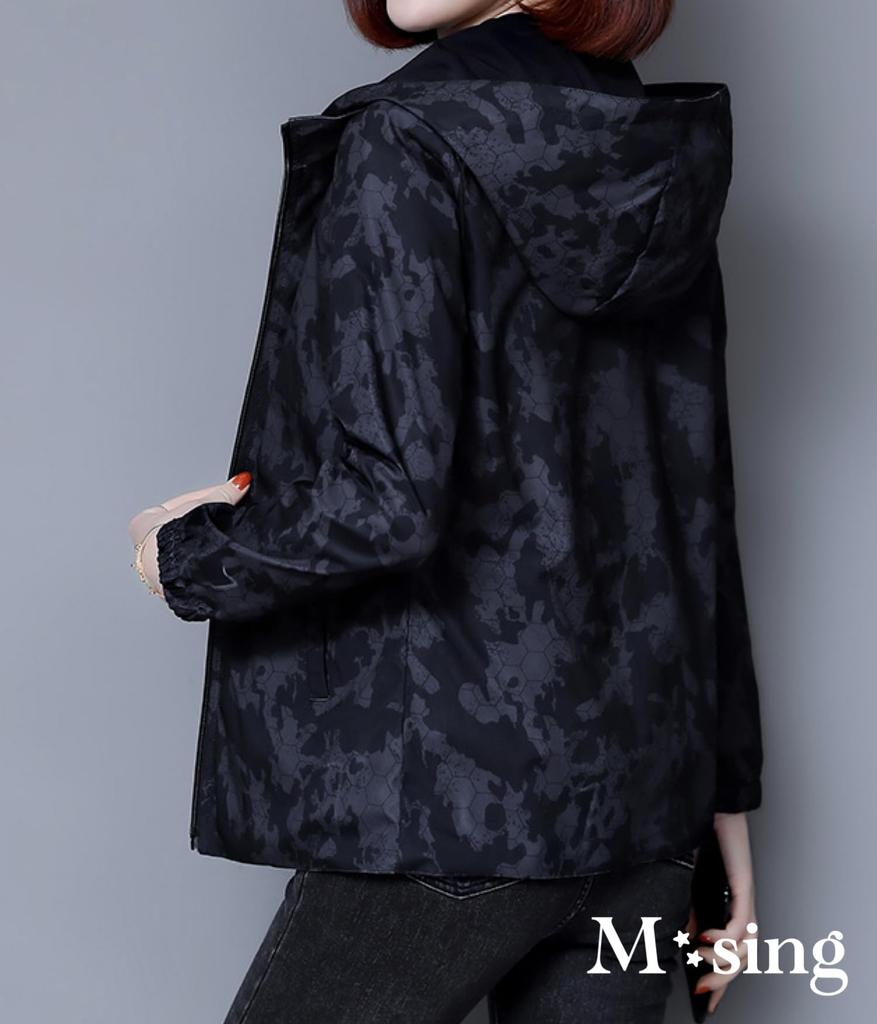 Wende-Outdoor-Golf-Berg-Wende-Wasserdicht-Wende-Grün [M-SING] Windjacke, mit Kapuze, winddicht, Jacke, Bekleidung, Damen, Frühling,