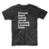 T-shirt Saturday Night Live. Sur T-shirt homme en coton doux Noir, Blanc, Rouge ou Gris. T-shirt Homme du Casting Original SNL. Confortable !