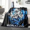 Soccer Player Action Blankets Flannel Printed Breathable Warm Throw Blanket for Home Office Bedspreads 0708a147