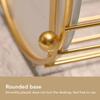 Iron Bird Cage Cosmetic Organizer Elegant Cosmetic Display Stand  Cosmetics Display
