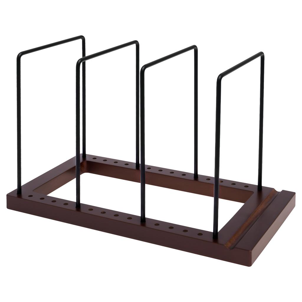 Vinyl Record Storage Holder Wood LP Storage Stand Holds 50-75 Record Ideal for Bookshelf Album Music Bookshelf Organizer