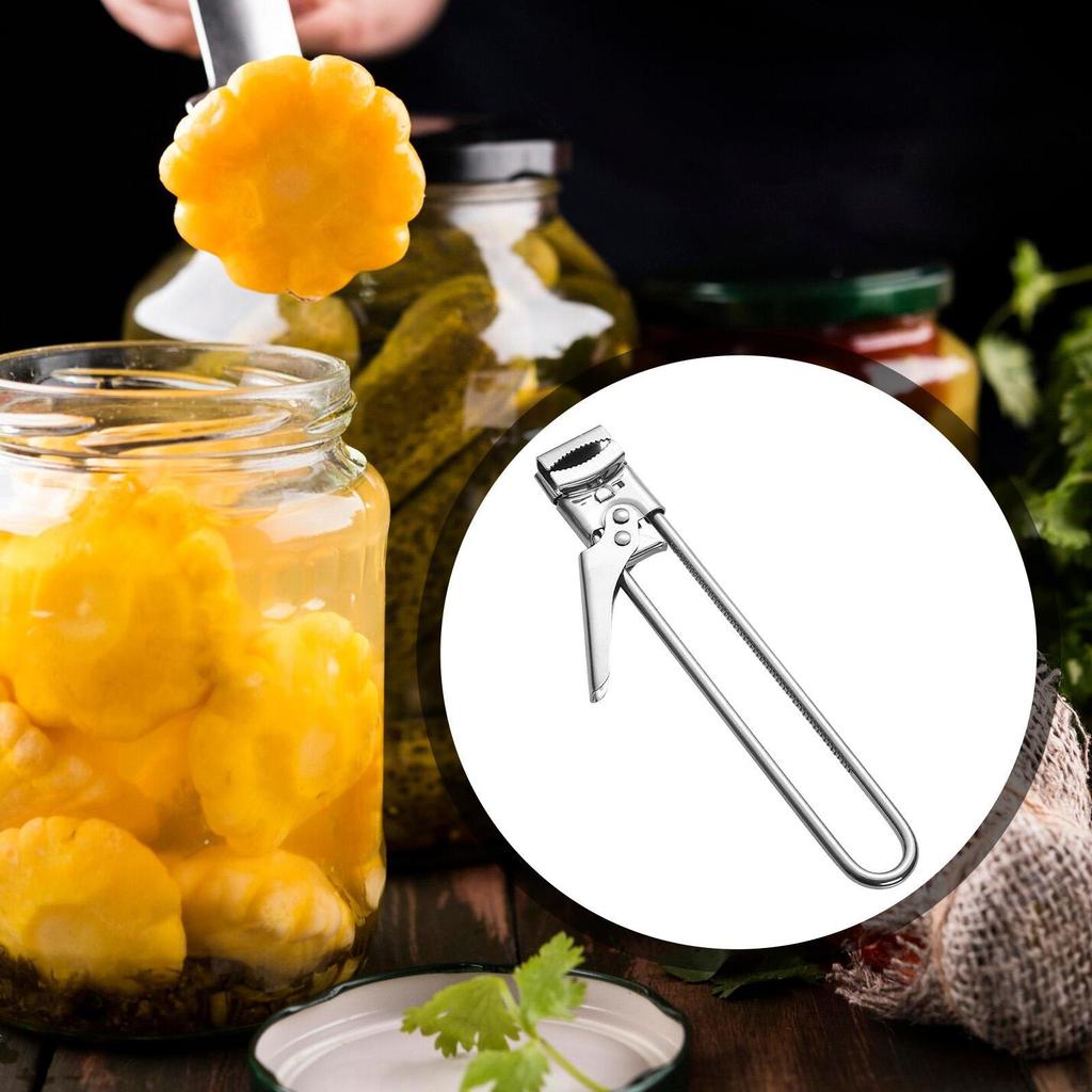 Jar Opener Adjustable Bottle Cap Removing Lid Opening Tool Can for Quick Meal Prep Weak Hands