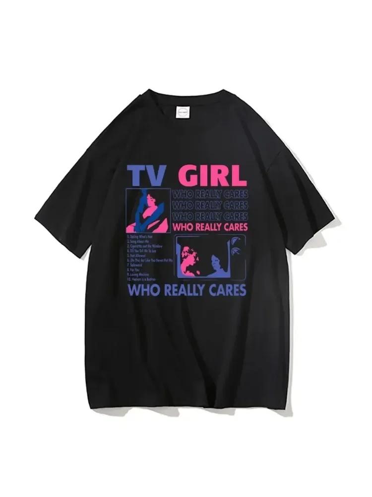 

Trend Tv Girl Lovers Rock Song Print T-shirt Men Women Hip Hop Tshirt Short Sleeve T Shirt Streetwear Tops Tee S