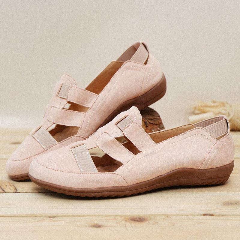 Nové letní dámské módní modré sandály s plochou podrážkou na zip ve vzoru rybí kosti, osobité plážové boty, prodej sandálů