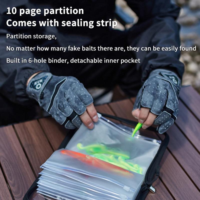 Luya Transparente Ködertasche PVC Innentasche Unterteilt Wasserdichte Aufbewahrungstasche Angelzubehör Sortierer Aufbewahrungstasche