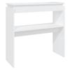 Vidaxl Stolik Konsolowy, Biały, 80X30X80 Cm, Materiał Drewnopochodny