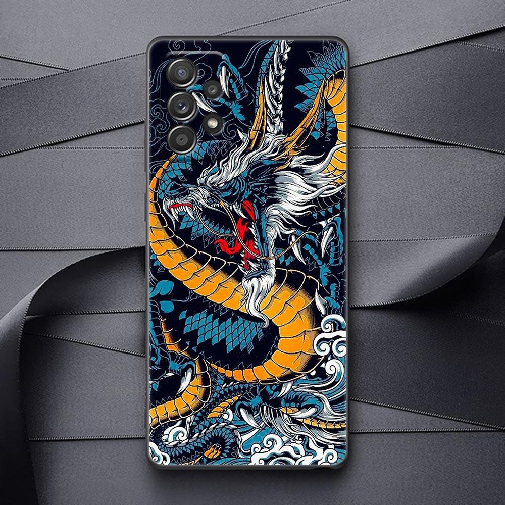 Zeichnung Drache Handyhülle Für Samsung Galaxy A32 A33 A31 A23 A22 A21S A13 A12 A11 A03 A02 Silikonhüllen Abdeckung Tiger Vögel Anime