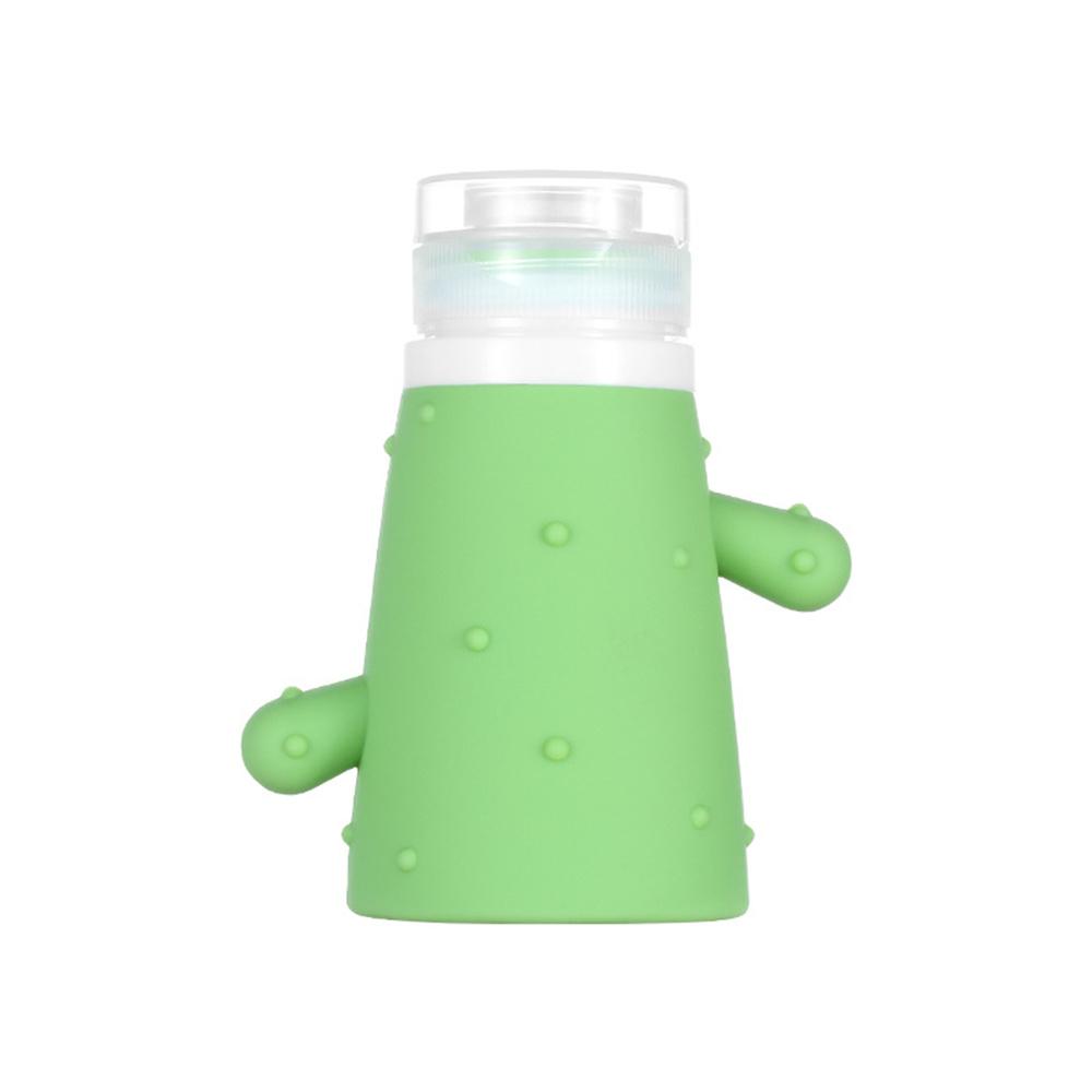 Cactus Bottiglia da Viaggio in Silicone Contenitore per Cosmetici Bottiglia Ricaricabile per Lozione Contenitore Ermetico per Shampoo Tubo Spremibile Bottiglie Vuote