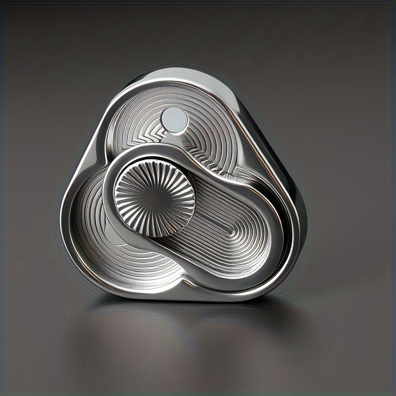 Spinner de Triángulo Moneda Flip EDC Fidget Moneda Push Juguete de Mano para Descompresión Pieza de Mango Fidget Spinner Juguete Divertido