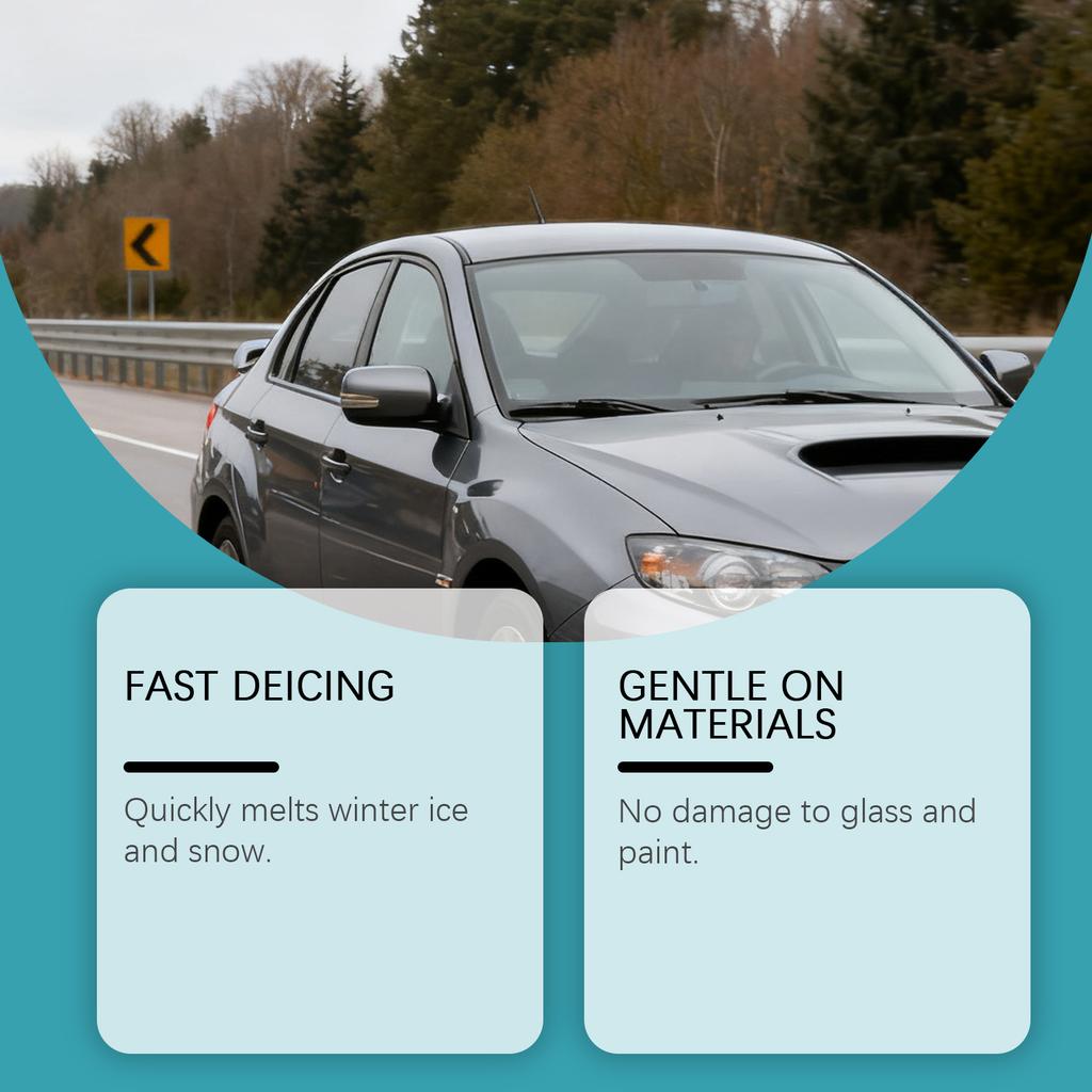 Automobile Deicing Agent Winter Use For Cleaning Ice And Snow From Car Windshields, Rearview Mirrors And Multiple Surfaces For Snow Removal,100ML
