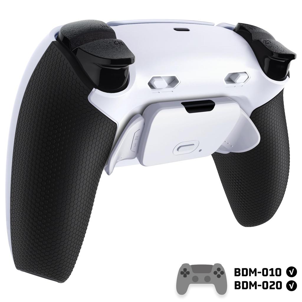 eXtremeRate RISE Plus MAX Back Paddle Kit for PS5 Controller with Clicky Trigger Stops Rubber Remappable Back Button Kit for PS5 Controllers