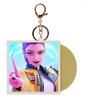 Black Vinyl Record Keychain Anime Peripheral Small Pendant
