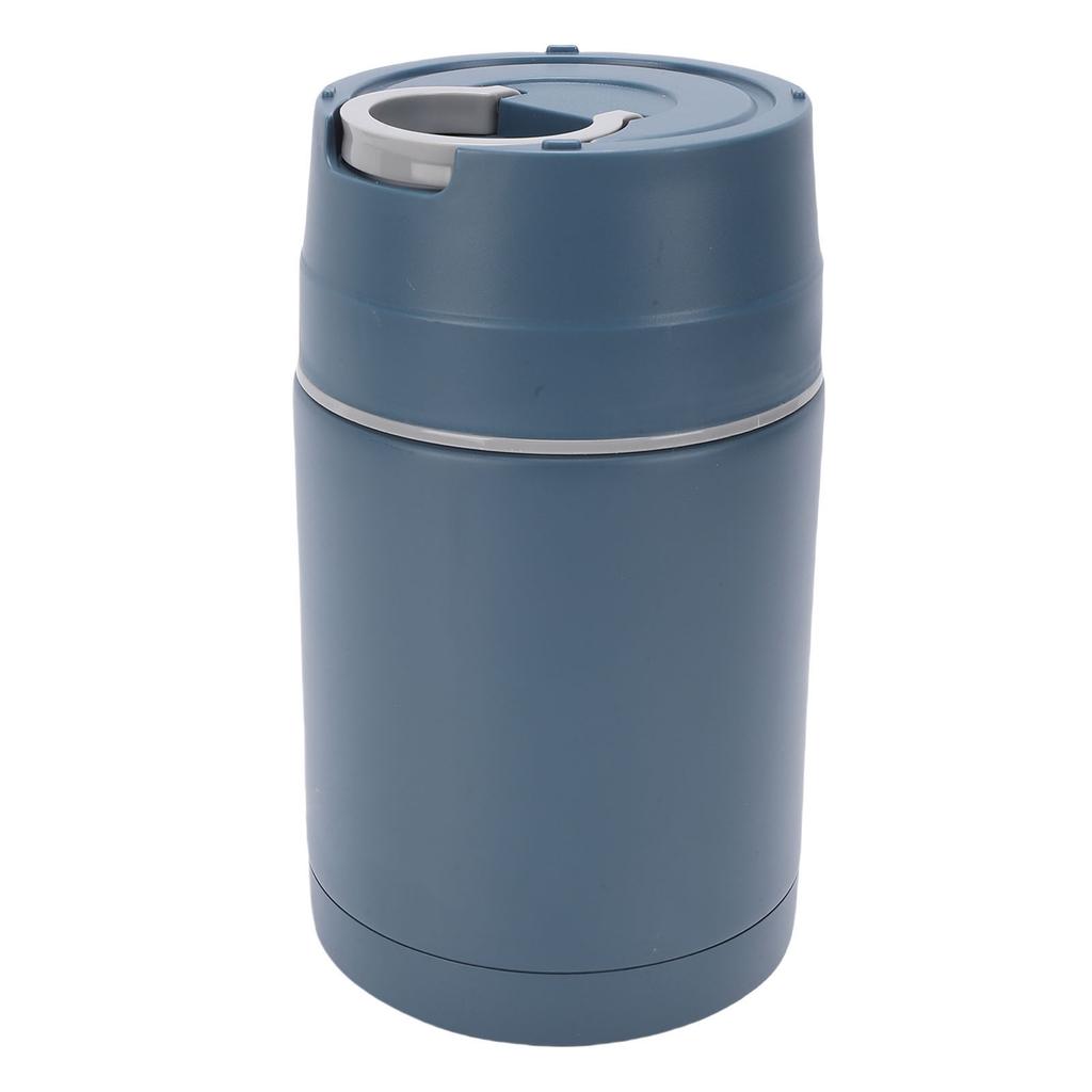 Yalıtımlı Yemek Termosu 1000ml Kapasite 304 Paslanmaz Çelik Sıcak Yemek Öğle Yemeği Kabı Katlanabilir Kaşık ile