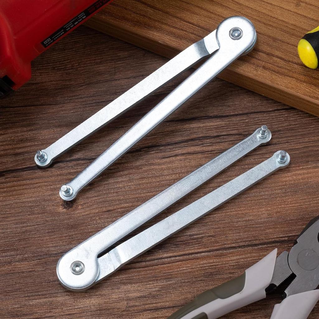 Universeller verstellbarer Winkelschleifer-Stiftschlüssel, Hand-Stiftschlüssel, Stiftzange, runde Muttern (4mm/0.15in) geeignet für Winkelschleifer