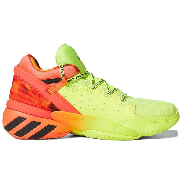 Adidas D.O.N. Issue #2 Fire of Greatness Men Sneakers Yellow Solar-Yellow Solar-Red H67570