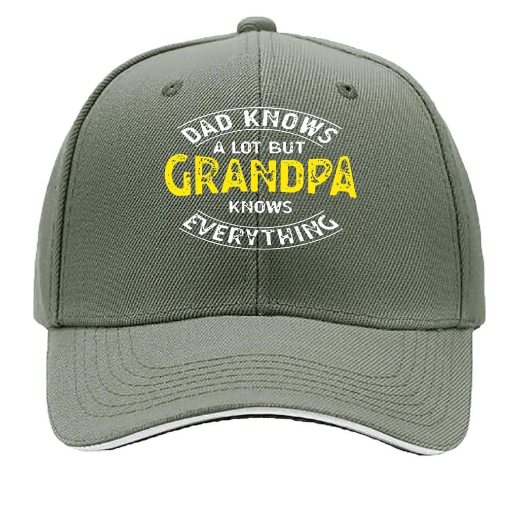 Funny Grandpa Quote Casual Gift Hip Hop Hat Fashion Outdoor Sports Sandwich Baseball Cap