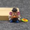6Pcs/set Anime Mr.Potato Head PVC Cute Cartoon Keyring Collection Ornament Model Toy Accessories Gifts Keychain Bag Pendant