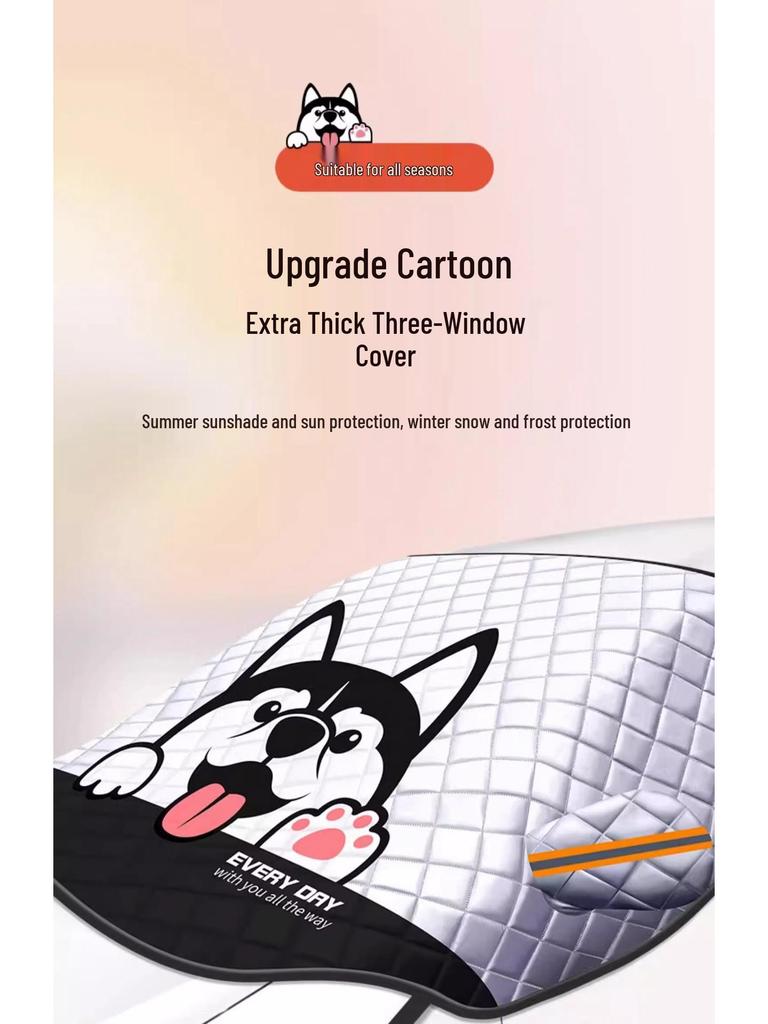 Compact Car Windshield Sunshade and Heat Insulation Visor
