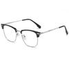 Korean Square Metal Frame Glasses for Women Men  Anti-Blue Light Eyewear Unisex Outdoor Street Eyeglasses