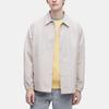 Uniqlo SS23 Solid Color Shirt Collar Thick Jacket Men Jackets Light-Beige 456986-30