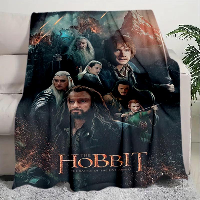 1PC The Lord of the Rings blanket, all-season lightweight home office outdoor nap multifunctional blanket, Christmas gifts
